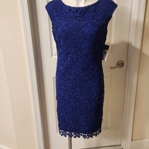 Ralph Lauren new blue lace dress size 10